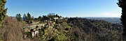 36 Da Monte Bastia vista verso San Vigilio e la sottostante Valle di Astino